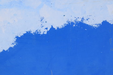 Abstract blue crack old wall background