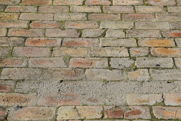 Parete di mattoni da usare come sfondo