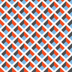 Fototapeta premium Seamless Geometric Pigeonhole Pattern Texture Background Wallpaper.