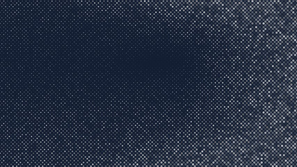 Modern halftone blue and grey background. Design decoration concept for web layout, poster, banner. Vector light abstract technology halftone background. Abstract geometric backdrop with polka dots.