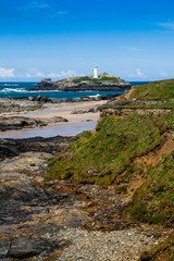 Godrevy Lighthouse in Cornwall