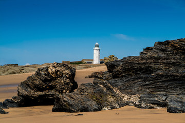Godrevy Lighthouse in Cornwall