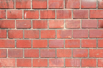 Red brick wall. Seamless texture.