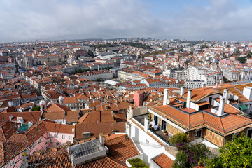 Fototapeta na wymiar Overview over Lisbon