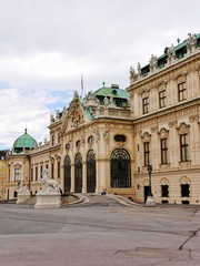 Fototapeta na wymiar Belvedere in vienna austria