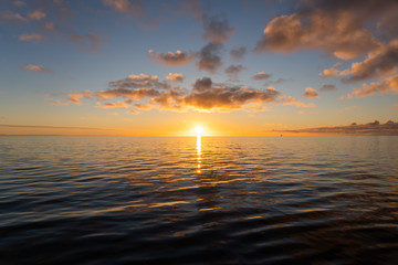 Sunset in the Southern Ocean