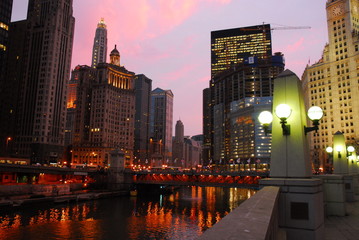 Fototapeta na wymiar Chicago Lights