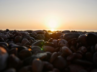 Obraz premium sunset on beach