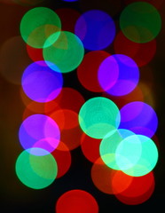 Colorful Holiday Lights