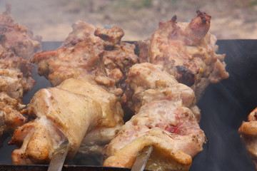  Pork skewers