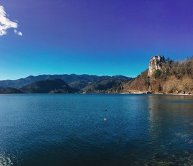 Bled lake in Slovenia