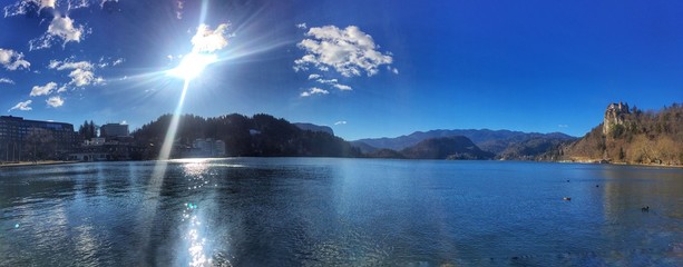 Bled lake in Slovenia