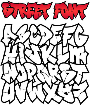easy cool graffiti letters alphabet