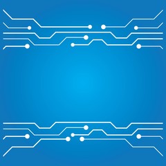 Circuit technology illustration vector