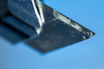 Macro image of a carpet knife