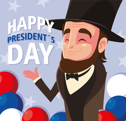 happy president day, president Abraham Lincoln