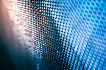 CloseUp LED blurred screen. LED soft focus background. abstract background ideal for design.