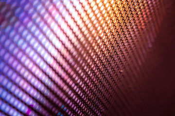 CloseUp LED blurred screen. LED soft focus background. abstract background ideal for design.