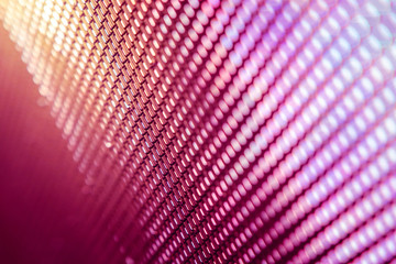 CloseUp LED blurred screen. LED soft focus background. abstract background ideal for design.