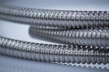 Stainless steel flexible hoses and flexi pipes, fittings and pressure joints.