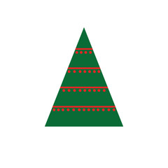Fototapeta premium Christmas Tree Illustration