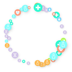 Fototapeta premium Pharmacy Background. Clinic Backdrop.