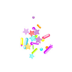 Sprinkles grainy. Cupcake donuts, dessert, bakery