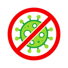 Wuhan Corona Virus, nCOV, MERS-CoV Middle East Respiratory Syndrome Coronavirus Stop, Block, Anti Stamp. Vector 2019-2020. Warning Sign, Protection Symbol, Risk Zone. Chinese Deadly Pneumonia Disease