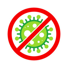 Wuhan Corona Virus, nCOV, MERS-CoV Middle East Respiratory Syndrome Coronavirus Stop, Block, Anti Stamp. Vector 2019-2020. Warning Sign, Protection Symbol, Risk Zone. Chinese Deadly Pneumonia Disease