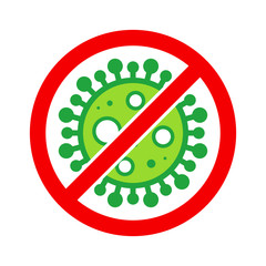 Wuhan Corona Virus, nCOV, MERS-CoV Middle East Respiratory Syndrome Coronavirus Stop, Block, Anti Stamp. Vector 2019-2020. Warning Sign, Protection Symbol, Risk Zone. Chinese Deadly Pneumonia Disease