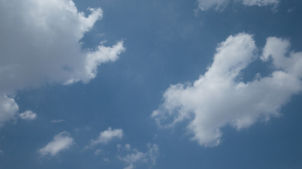 blue sky with clouds