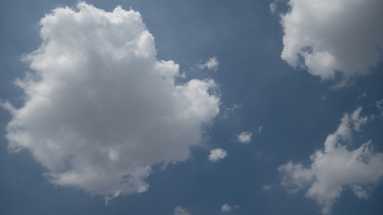 blue sky with clouds