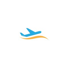 Airplane logo templat vector icon design