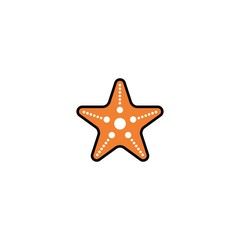 Fototapeta na wymiar starfish vector icon design
