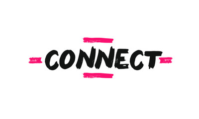 Connect lettering