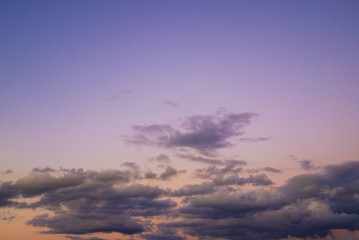 夕暮れ　空　素材