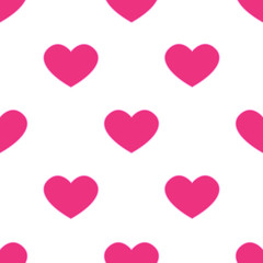 Vector Seamless geometric pattern with hearts. Velentines day illustration perfect for wallpaper, web page background,textile, greeting cards and wedding invitations