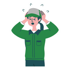 宅配員　女性　パニック