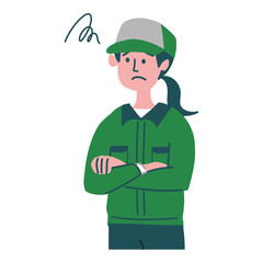 宅配員　女性　困っている