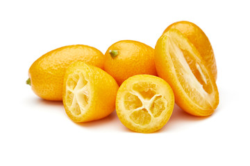 Kumquat Isolated on White Background