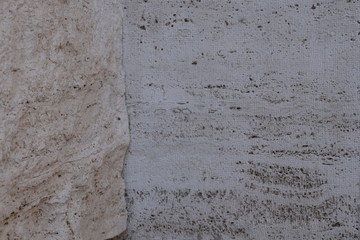 Closeup of a natural stone with holes