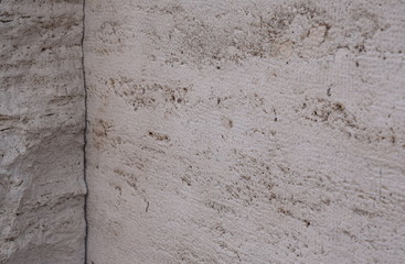 Closeup of a natural stone with holes