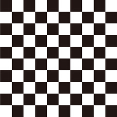 Fototapeta premium 市松模様 黒 L