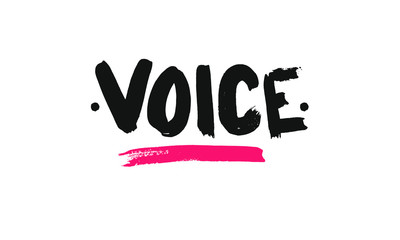 Voice lettering