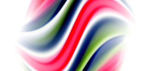 Silk smooth lines on white, liquid fluid color waves. Vector Illustrations For Wallpaper, Banner, Background, Card, Book, Illustration, landing page, cover, placard, poster, banner, flyer, design