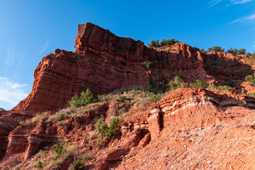Cliff at Caprock Canyon