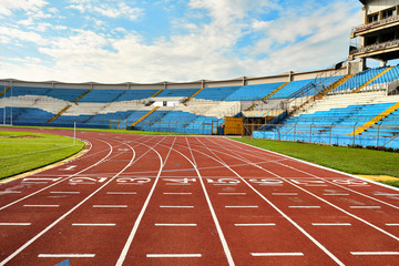 Track Field at Stadium 