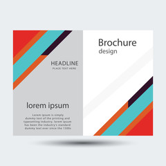 Fototapeta premium Cover design. Brochure, flyer, annual report cover template