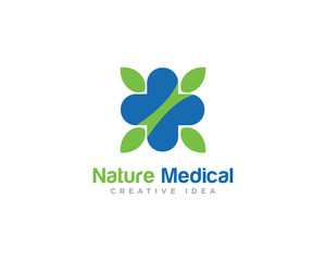 Medical Care Logo Design Vector