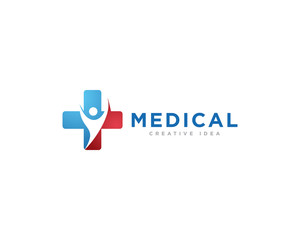 Medical Care Logo Design Vector